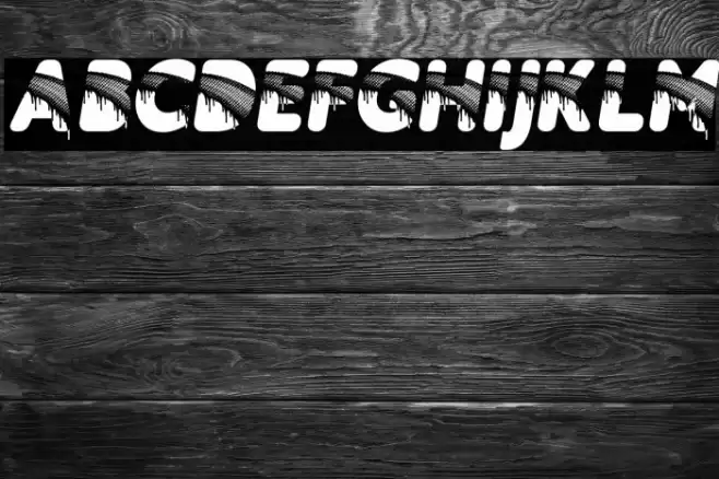 RAINBOWDROPS PERSONAL USE Bold Italic Caratteri examples