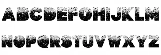 RAINED PERSONAL USE Regular Шрифта ВЕРХНИЙ