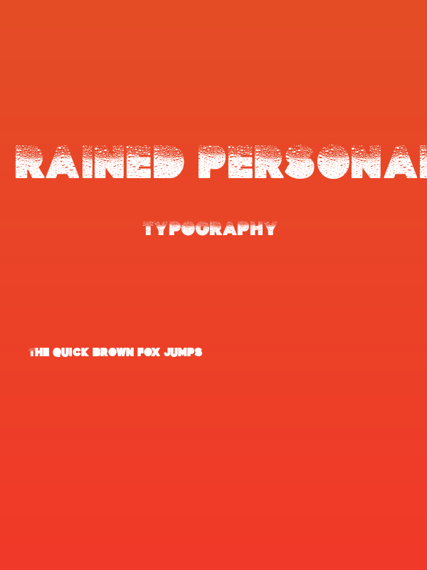 RAINED PERSONAL USE Regular Poster