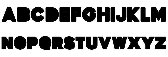 RAINED PERSONAL USE Regular Font LOWERCASE