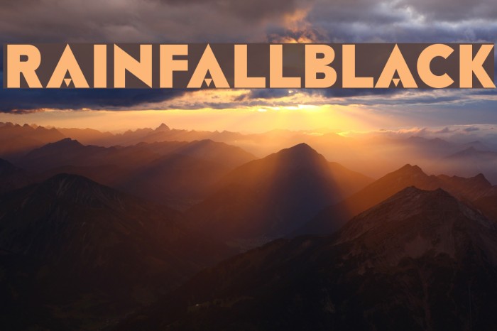 RAINFALL-Black Polices examples