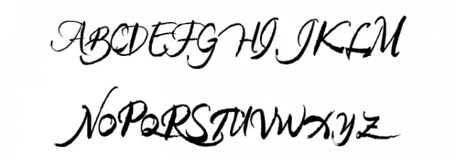 RAINFOREST Schriftart Groß