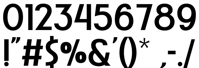 RAINMORE Font Alte caractere