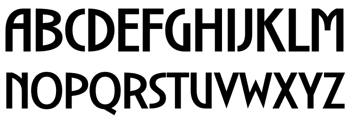 RAINMORE Font Litere mari