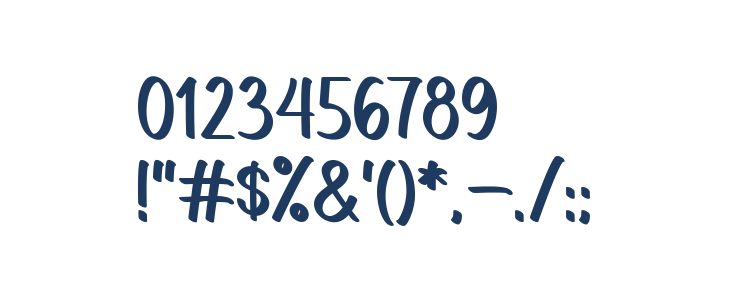 RAKEBOOM Regular Other Characters