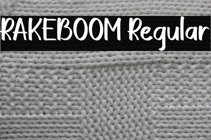 RAKEBOOM Regular Example 3