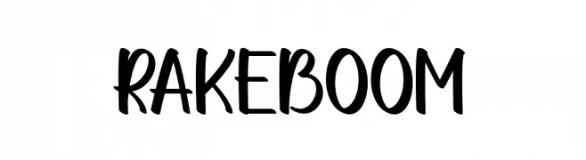 RAKEBOOM  font caratteri gratis
