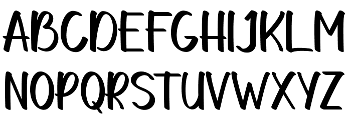 RAKEBOOM Font LOWERCASE