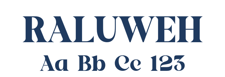 RALUWEH Font Preview
