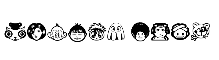 RANDOM Face 1  フリーフォントのダウンロード