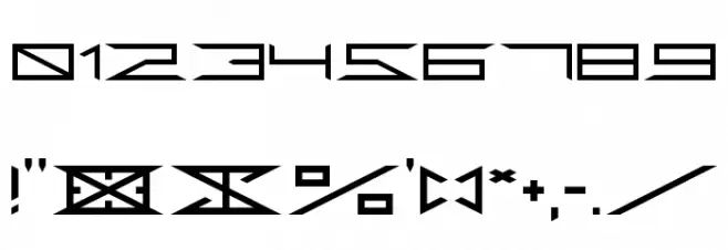 RANDOM_DM Regular Font OTHER CHARS