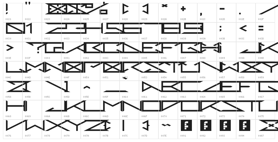 RANDOM_DM Regular Character Map
