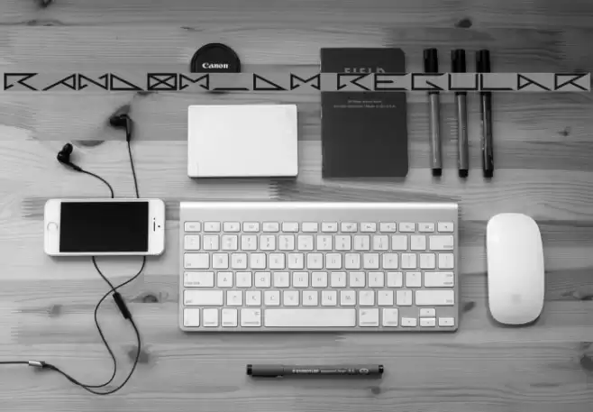 RANDOM_DM Regular Font examples