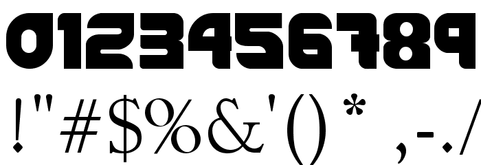 RANKHAUS Font OTHER CHARS