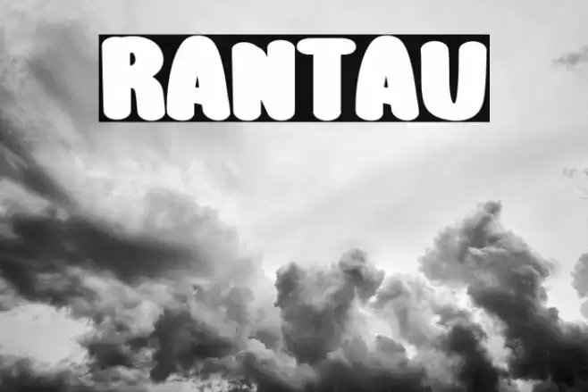 RANTAU फ़ॉन्ट examples