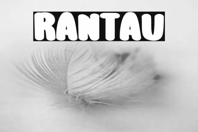 RANTAU फ़ॉन्ट examples