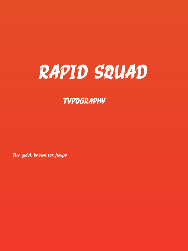 RAPID SQUAD Poster