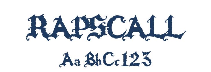 RAPSCALL Font Preview