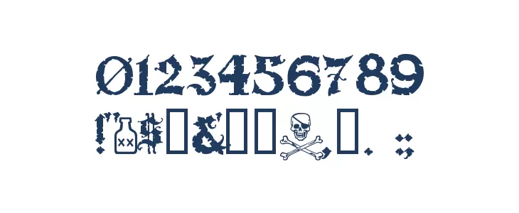 RAPSCALL フォント その他の文字