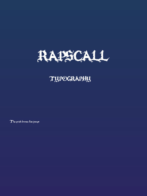 RAPSCALL Poster