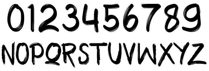 RASQUAKE demo Font OTHER CHARS