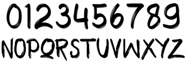 RASQUAKE demo Font OTHER CHARS