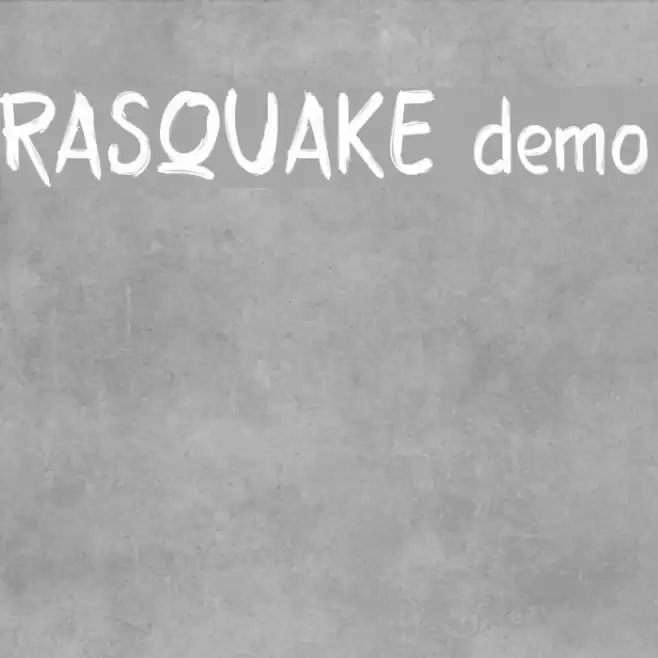 RASQUAKE demo Font examples