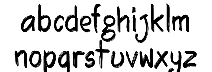 RASQUAKE demo Font LOWERCASE