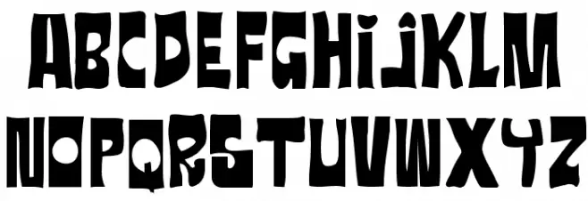 RATANEGRA Schriftart Groß