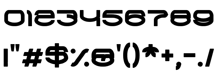 RAYNALIZ Bold Font OTHER CHARS