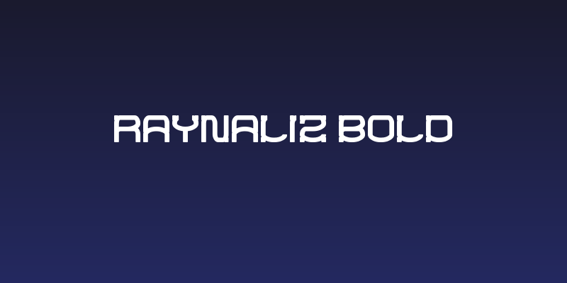 RAYNALIZ Bold Social Header