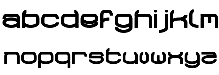 RAYNALIZ Bold Font LOWERCASE