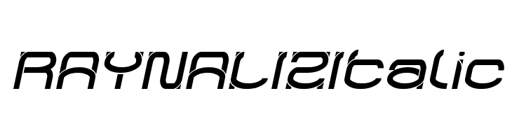 RAYNALIZ Italic  لخطوط تنزيل
