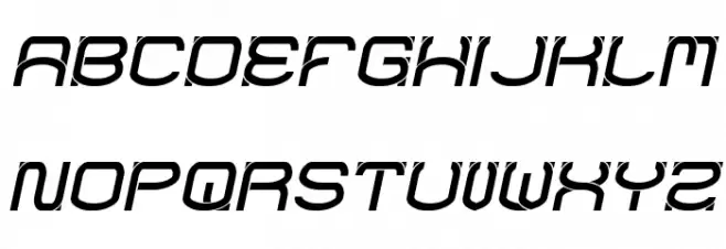 RAYNALIZ Italic Fonte MAIÚSCULAS