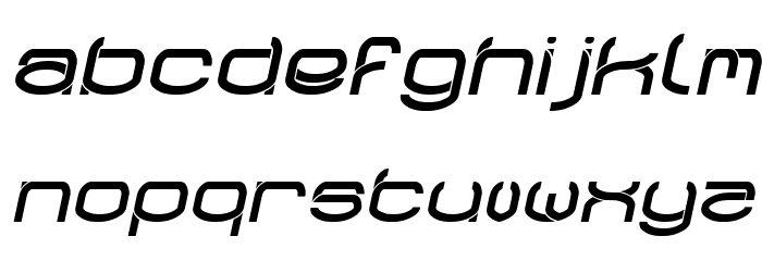 RAYNALIZ Italic Font LOWERCASE