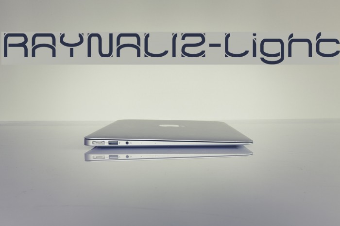 RAYNALIZ-Light Font examples