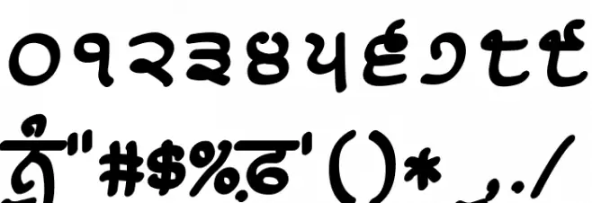 Raaj Black फ़ॉन्ट अन्य घर का काम