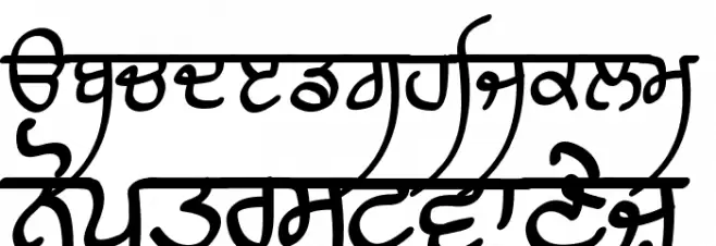 Raaj Bold Caratteri MINUSCOLO