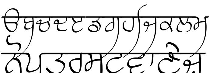Raaj Light Schriftart Kleinbuchstaben