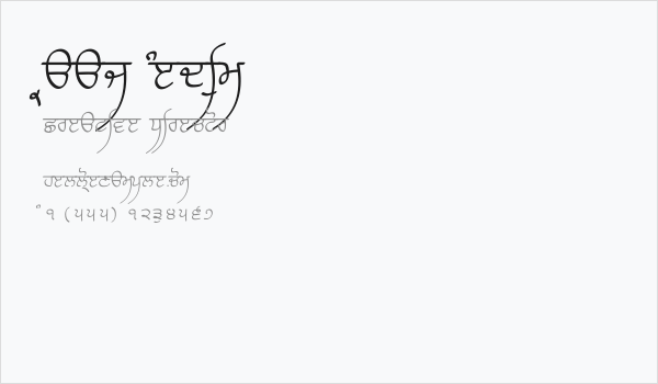 Raaj Medium Business Card