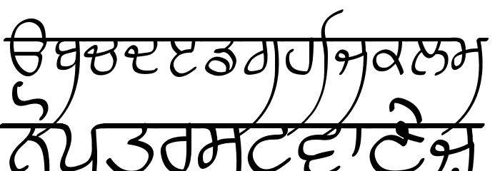 Raaj Medium Font LOWERCASE