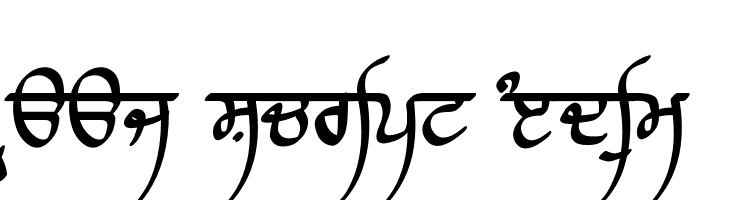 Raaj Script Medium फ़ॉन्ट