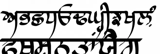 Raaj Script Thin フォント 大文字