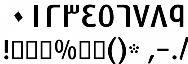 Raaz Font OTHER CHARS