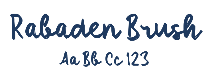 Rabaden Brush Font Preview