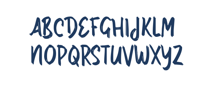 Rabaden Brush Uppercase