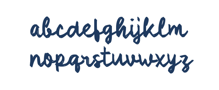 Rabaden Brush Lowercase