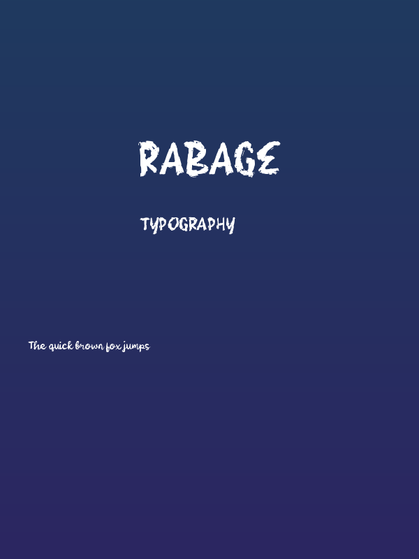 Rabage Poster