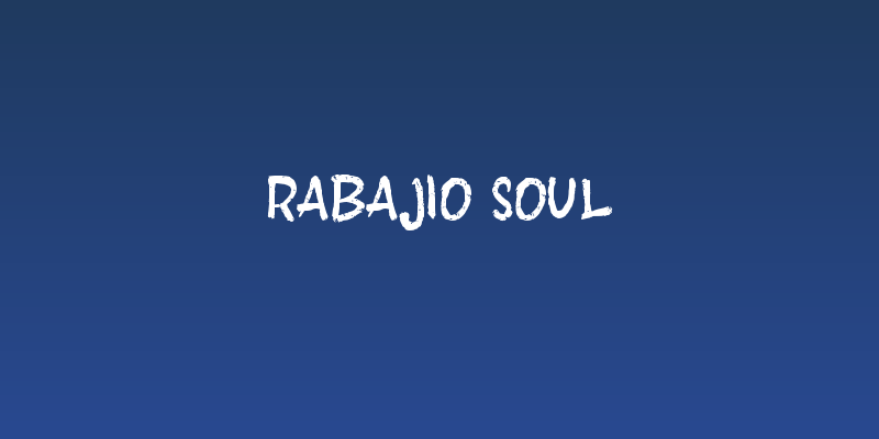 Rabajio Soul Social Header