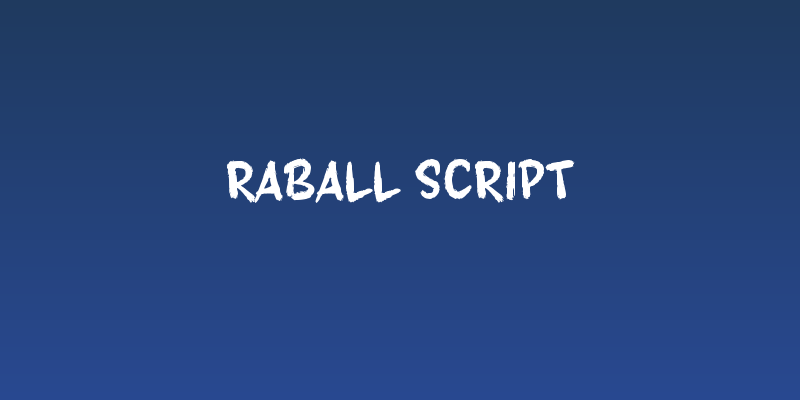 Raball Script Social Header
